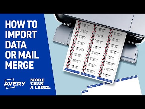 How to Use Mail Merge with Avery Products