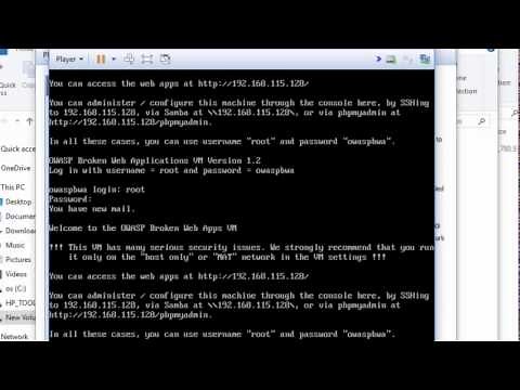Web Attacks for Beginners - SQL injection with OWASPBWA