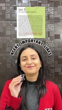 NCERT Important Lines-77 | All about G.N. Ramachandran #shorts #study #biology #class11 #neet #exam