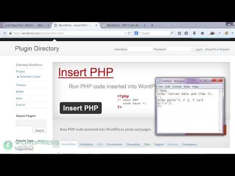 How to Add A PHP Code to your Wordpress Posts, Pages and Widgets