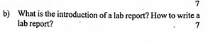 What is the introduction of a lab report? How to write a lab re... | Filo
