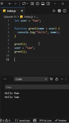 JavaScript Default Parameter Bug Explained (Must-Know JS Tip!)