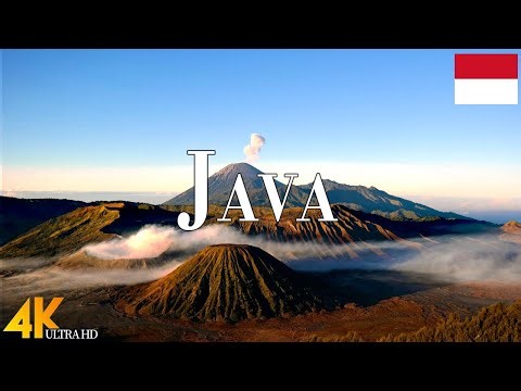 Java, Indonesia 4K Ultra HD • Stunning Footage Java, Scenic Relaxation Film with Calming Music.