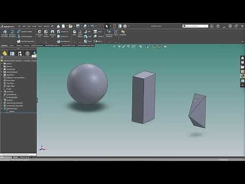 Solidworks/Python: Sphere, Prism, Pyramid