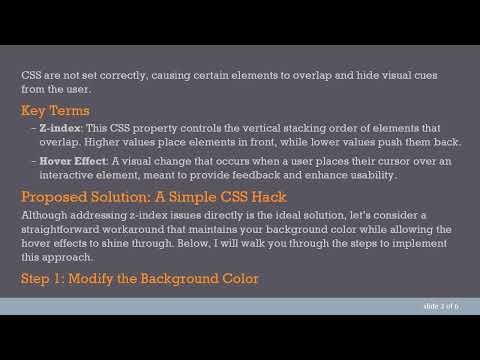 Fixing Table Column Hover Effects When Stuck Under Background Color