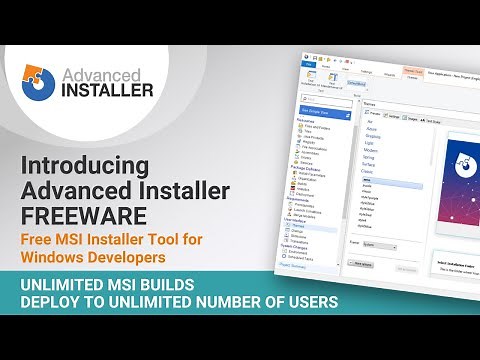 Introducing Advanced Installer Free - Free MSI Installer Tool for Windows Developers