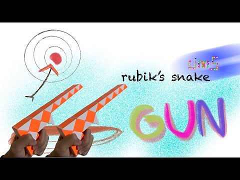 Rubik’s snake 24 : GUN - Step by step & SLOW
