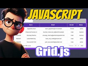 Tablas ¡fácil y rápido! con Grid Js