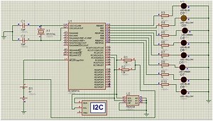 I2C communication with Pic microcontroller, EEPROM Interfacing Example