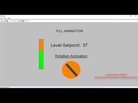 SCADA GE Proficy Cimplicity animation - Fill and Rotation