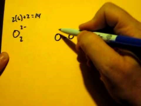 Lewis Dot Structure of O2 2-(Peroxide Ion)