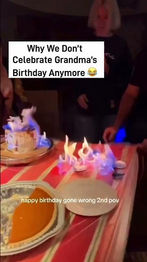 Grandma Burns Down the House 😂 #shorts