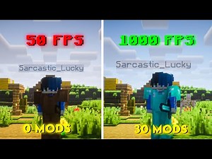 I Boosted FPS in Minecraft With 10 Mods