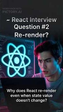 Same State… Still Re-render? 🤯 This React Interview Question Traps Everyone #ReactInterview#ReactJS