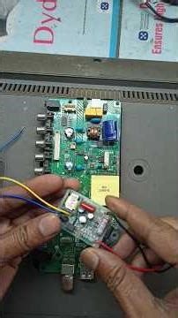 How to install 4 wires power module in any LED TV power supply