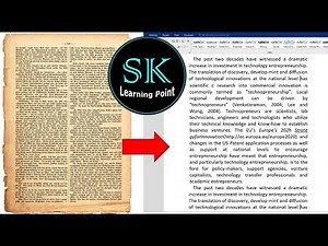 How to Convert Image to Editable Text in Word | OCR |