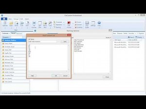 Naming Options Part 2, Custom Lists
