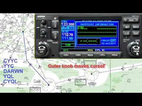 Garmin GNS430 IFR Flight Plan