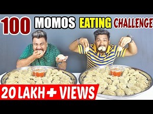 100 MOMOS EATING CHALLENGE | MASSIVE MOMOS EATING CHALLENGE | Food Challenge in India(Ep-141)