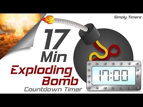 17 min exploding countdown timer