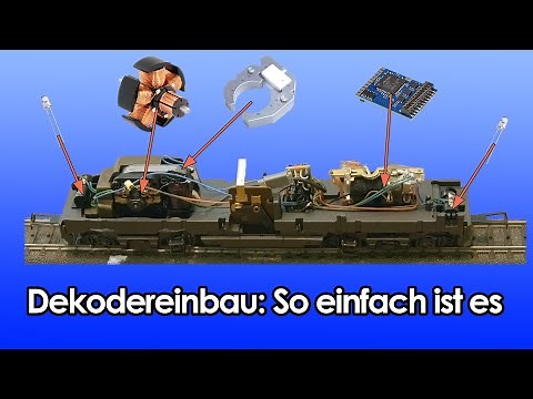 How to install a decoder in an analog Märklin locomotive