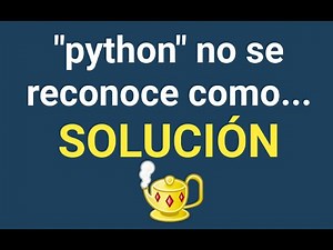 [Solución] Geany: "python" no se reconoce como un comando...