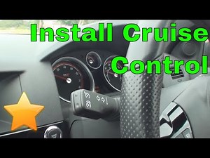 How to: Install/Activate Cruise Control
