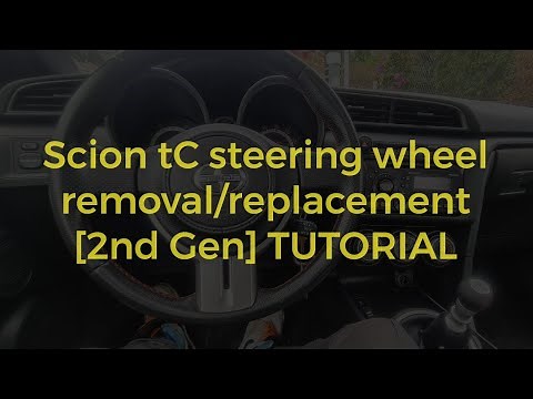 SCION tC Steering Wheel Removal/Replacement Tutorial [2011-2016 tC2]