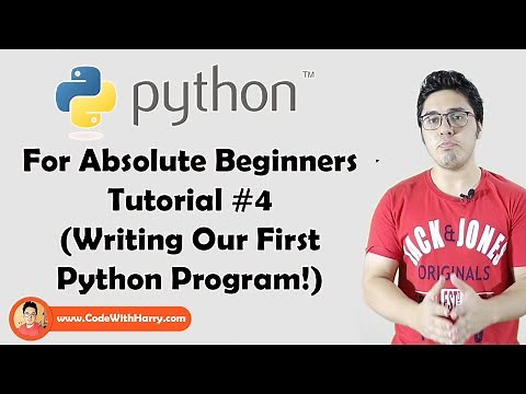 Writing Our First Python Program | Python Tutorials For Absolute Beginners In Hindi #4