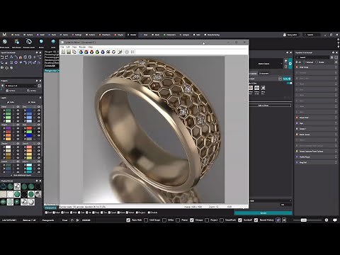 Honeycomb Ring - MatrixGold Tutorial
