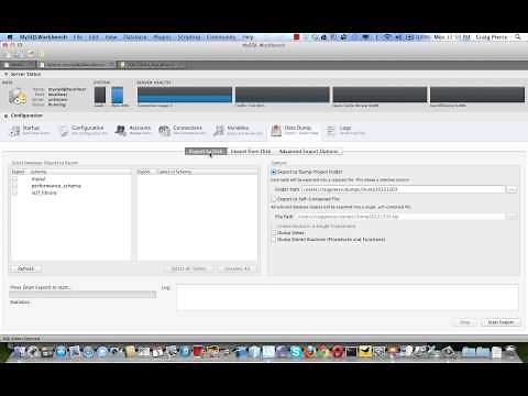 Using Data Dump Files with MySQL workbench