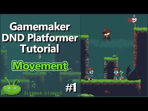 Gamemaker DND Platformer Tutorial - #1 Movement