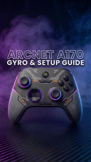 Arcnet on Instagram: "How to use Arcnet A-170 Gaming Controller #setup #gyro #turbosetup #vibrationcontrol VC @noobdaddytech"