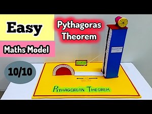 Pythagoras Theorem Working Model Math Project / Math Model
