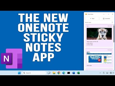 The New OneNote Windows Sticky Notes App