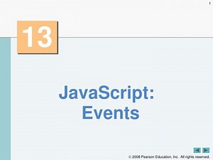 JavaScript: Events - SlideServe