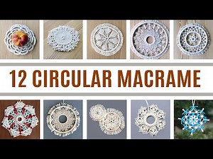 12 CIRCULAR MACRAME IDEAS