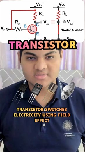 How a Transistor Switches Electricity at the Atomic Level #shorts