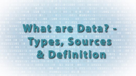 Data Definition & Types of Sources