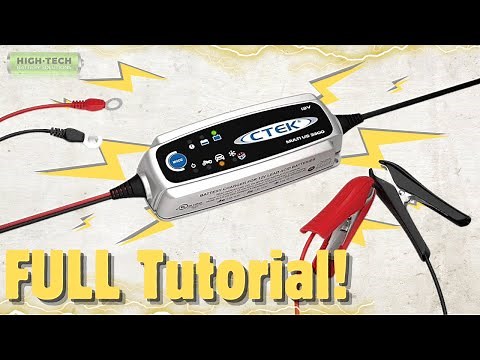 CTEK Battery Charger MUS 3300 Tutorial