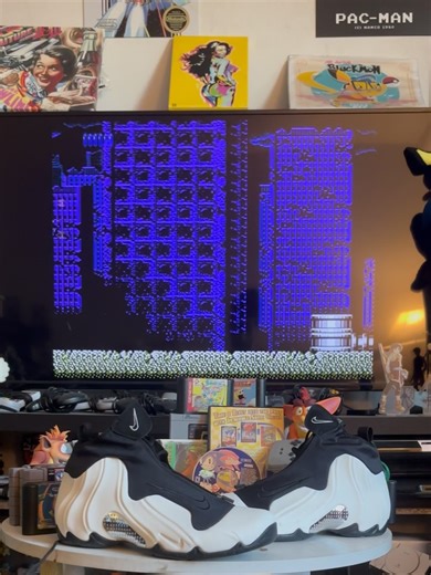 @yeahthatsretro on Instagram: "S.C.A.T.: Special Cybernetic Attack Team (NES) and Nike Air Flightposite Sail Black (2025). • While streaming a bunch of NES games, I’ve finally got the chance to try this game out and it’s long overdue. The plot of the game takes place in 2029 and it’s up to a bunch of soldiers (half-human half-machine) known as SCAT to fight against a bunch of alien invaders led by Vile Malmort. You have the option to select between two playable characters (Arnold or Sigourney) a