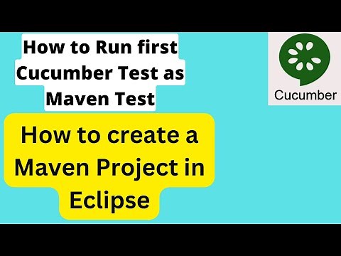 How to create a Maven Project in Eclipse | How to Run BDD Cucumber Test case with Maven command.