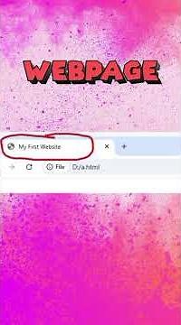 Essential HTML Tags Every Beginner Must Know!