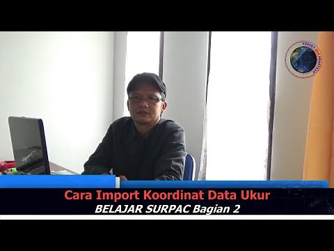 surpac, how to import measurement data coordinates