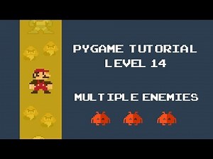Pygame Tutorial - 14 - Creating Multiple Enemies - Space Invaders