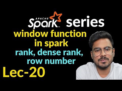 window function in pyspark | rank and dense_rank | Lec-15