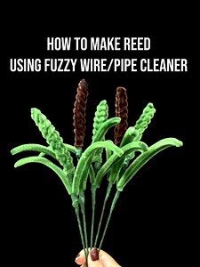 28K views · 380 reactions | How to make Reed using Fuzzy Wire/Pipe Cleaner. Reed Tutorial. #foryouシ #diy #reed #reedplant #tutorial #craftersoffacebook #craftersofinstagram #craftersgonnacraft #fuzzywireflower #pipecleaners #pipecleanerflowers #pipecleanerflowerstutorial #engrtrixie #wearthaleia #wearthaleiafuzzywireflowers | Wear Thaleia | Facebook