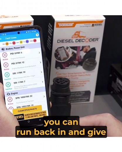 Would you believe us if we told you, you could turn your smart phone into a heavy-duty diagnostic tool? As Tyler Robertson explains with Jamie Irvine, our Diesel decoder can do just that. "So now you can really do a regen from your phone." Tyler Robertson Great price point, great capabilities, and easy to use, even from your phone. Click the link here to purchase a diesel decoder 👉 https://www.diesellaptops.com/products/diesel-decoder | Diesel Laptops