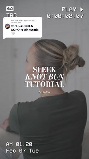 Antwort auf @marielle you want it, you get it 😌🫶🏼 Mein SLEEK KNOT BUN TUTORIAL 🫶🏼 Was ihr dafür braucht : - Eine Bürste - Einen Stilkamm - Eine Toupierbürste / Teasingbrush - Starkes Haargel - Haargummi - Bobby Pins / kleine Haarklammern - Haarspray
