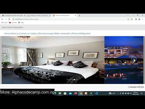 Complete free online hotel reservation website script using php, MySQL
